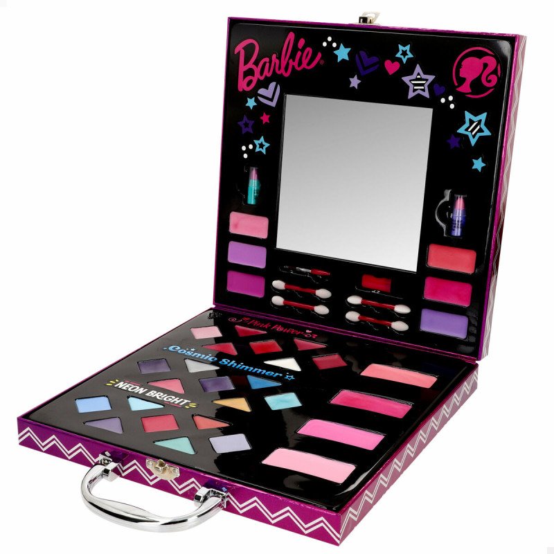 Kit de maquillage pour enfant Barbie Multicouleur 35 Pièces