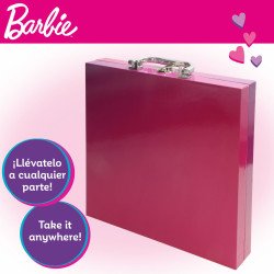 Kit de maquillage pour enfant Barbie Multicouleur 35 Pièces