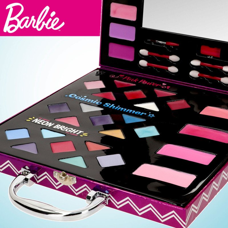 Kit de maquillage pour enfant Barbie Multicouleur 35 Pièces