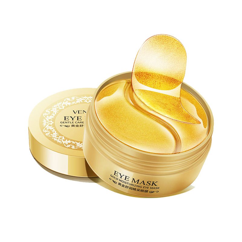 Masque pour les yeux au collagène doré aux algues, 60 pièces/boîte, Anti-cernes, sacs pour les yeux, patchs hydratants Anti-âge,