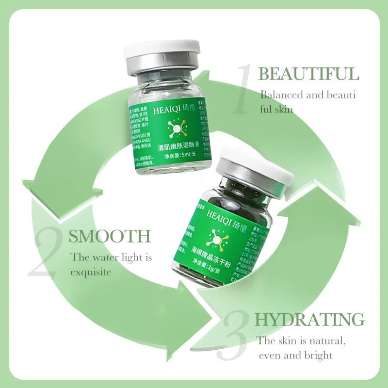 Kit de gommage des algues blanchissant au mélasma, extrait de plante d'os d'algues naturelles, masque de rajeunissement, hydrata