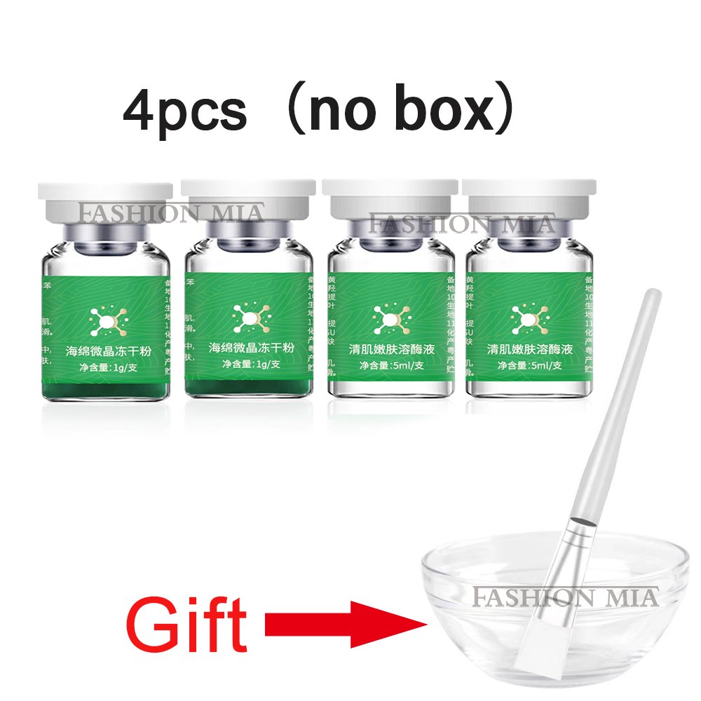 Kit de gommage des algues blanchissant au mélasma, extrait de plante d'os d'algues naturelles, masque de rajeunissement, hydrata