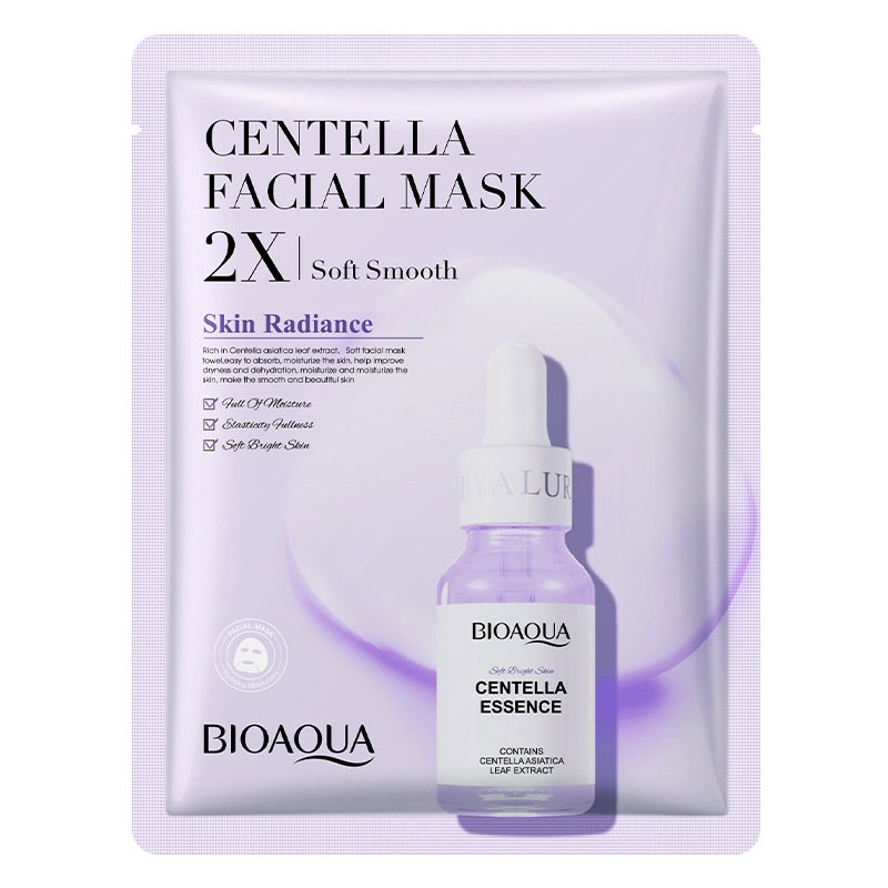 20 pièces BIOAQUA Centella collagène masque pour le visage hydratant rafraîchissant feuille masques acide hyaluronique masque Fa