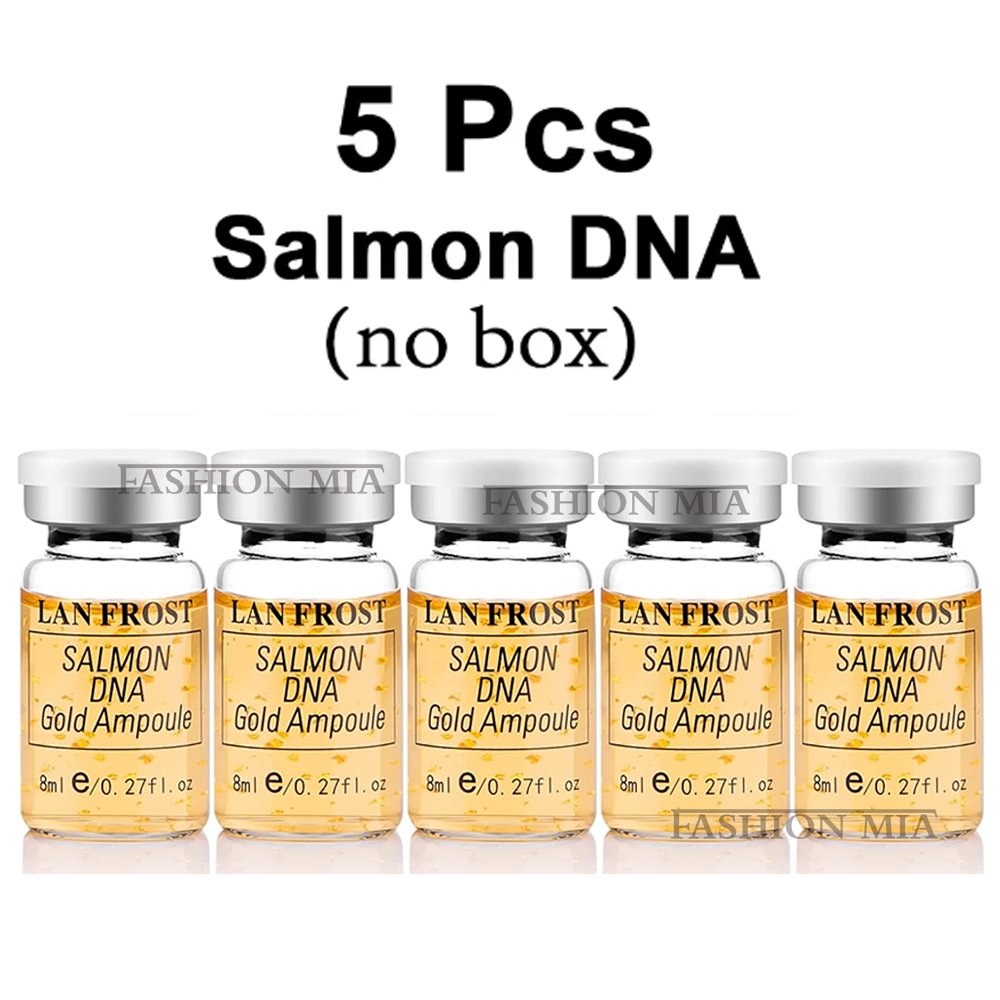 Kit d'ampoule d'or de saumon et d'adn coréen, crème BB scintillante, éclaircissante naturelle, blanchiment, rajeunissement, hydr