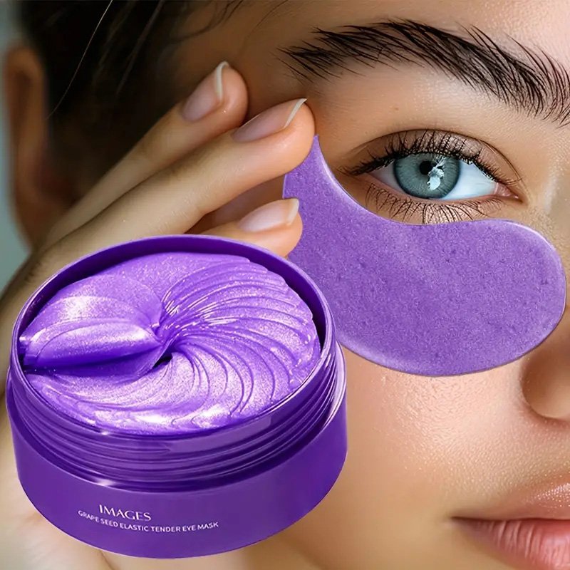 IMAGES raisin hydratant collagène masque pour les yeux Anti cernes sacs pour les yeux Anti-âge yeux masques beauté soins de la p