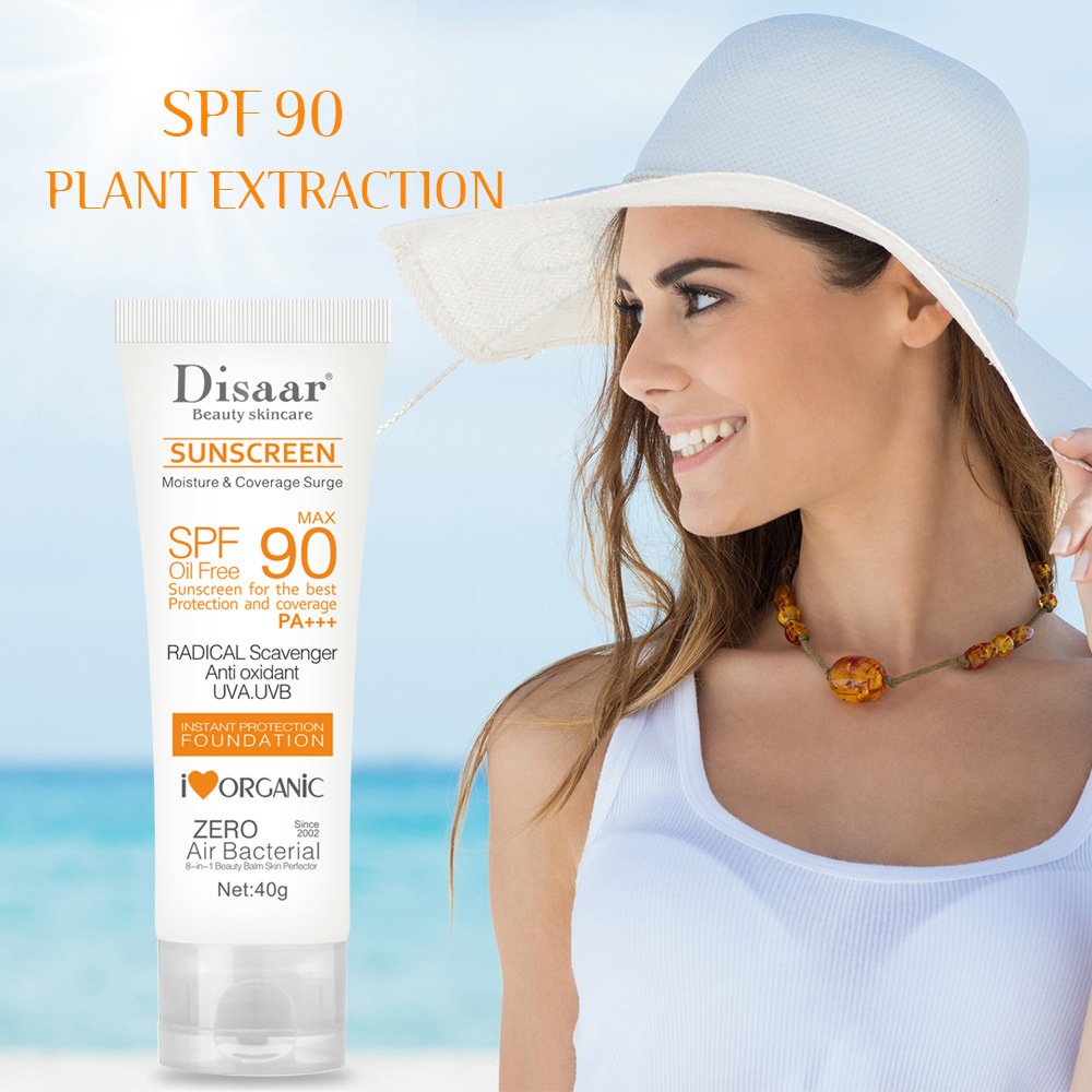 Crème solaire SPF90 + Protection contre les radiations UV, blanchiment, hydratant, éclaircissant, pour le visage, le corps, les 