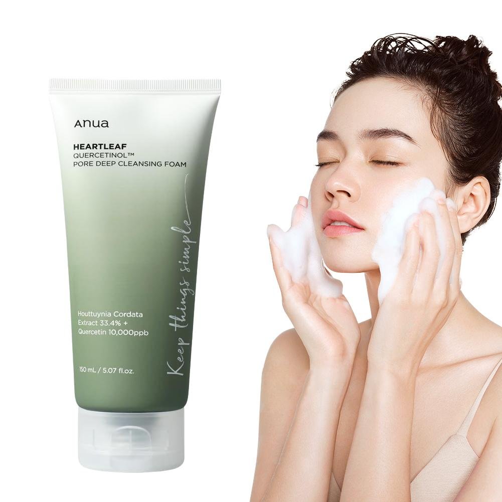 Ensemble de soins de la peau en forme de feuille de cœur, Toner pour le visage, élimine le maquillage, émulsion d'essence Anti-â