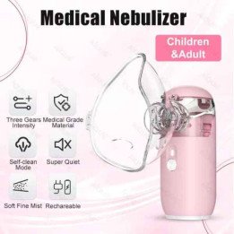 JUSTLANG nébuliseur Rechargeable Portable Min silencieux inhalateur portatif inhalateur ultrasonique maille atomiseur bébé adult