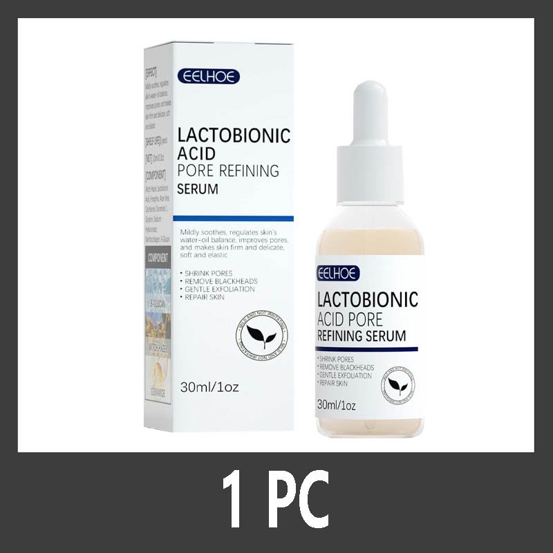 Acide lactobionique rétrécit les Pores sérum pour le visage estompe les ridules raffermissant nourrir Essence sérum pour le visa