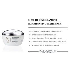 Masque pour cheveux Alfaparf Milano Semi Di Lino Diamond 200 ml (1 Unité)