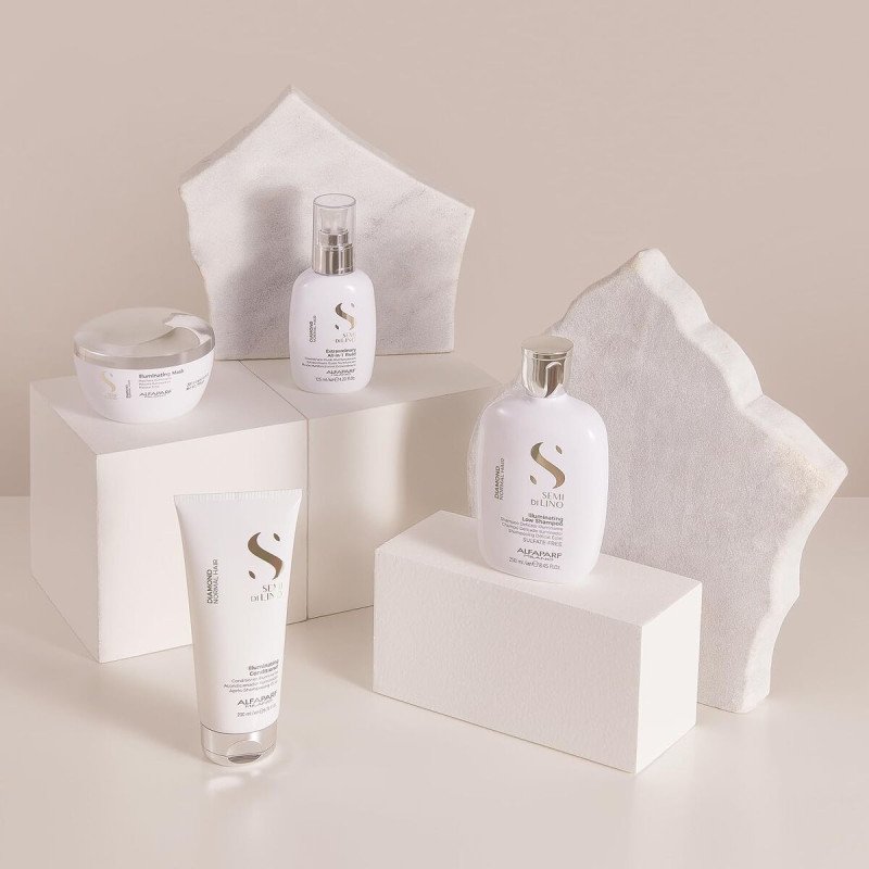 Masque pour cheveux Alfaparf Milano Semi Di Lino Diamond 200 ml (1 Unité)