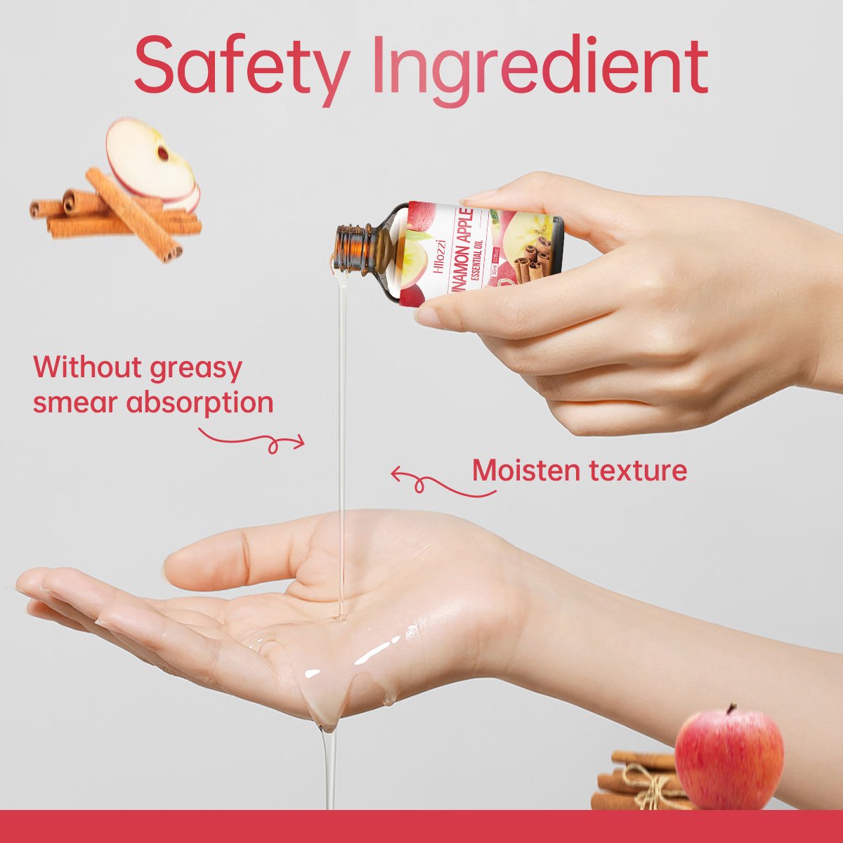Huile essentielle de pomme et de cannelle, 30ml, huile essentielle de plante Pure, diffuseur d'aromathérapie polyvalent, humidif