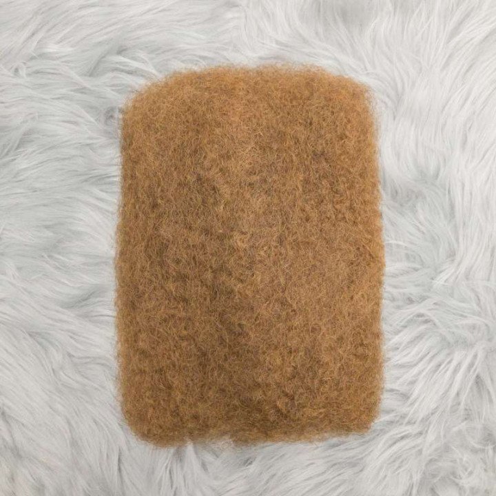 12-18In 50 g/paquet 4C Afro crépus cheveux humains en vrac 100% cheveux humains doux Afro crépus en vrac cheveux humains pour Lo