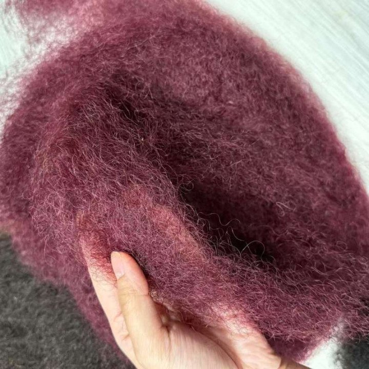 12-18In 50 g/paquet 4C Afro crépus cheveux humains en vrac 100% cheveux humains doux Afro crépus en vrac cheveux humains pour Lo