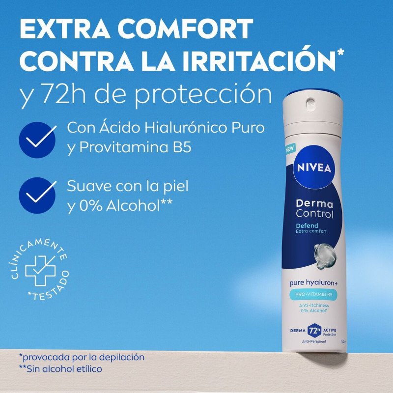 Spray déodorant Nivea DERMA CONTROL 200 ml