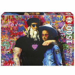 Puzzle Educa Leo y Lisa 1500 Pièces