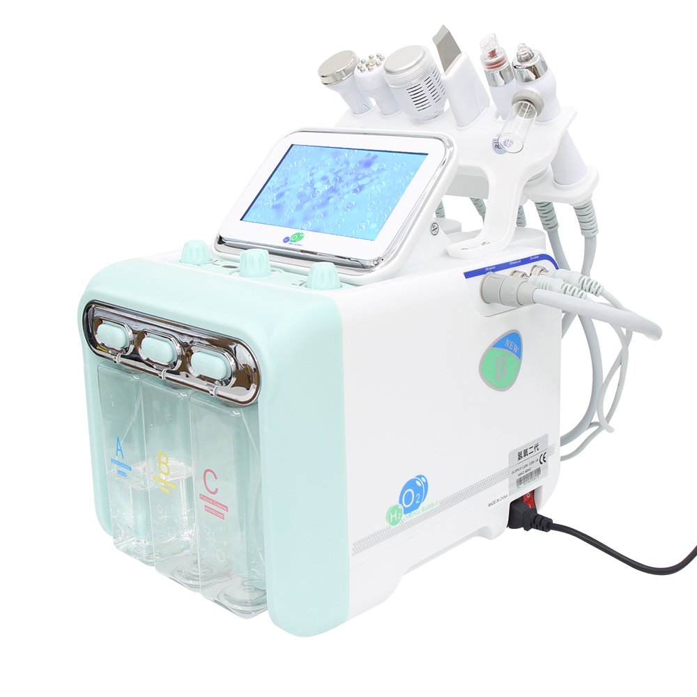 AOKO 6 en 1 Machine de beauté professionnelle pour le visage Hydra Aqua nettoyage en profondeur dispositif de soins de la peau H