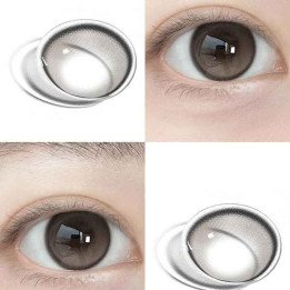 KSSEYE 2 pièces vente chaude lentilles de Contact de couleur avec dioptrie myopie yeux noir Nature lentilles de Contact beauté m