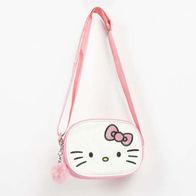 Sac à Bandoulière Hello Kitty Rose 14,5 x 10,5 x 4,0 cm