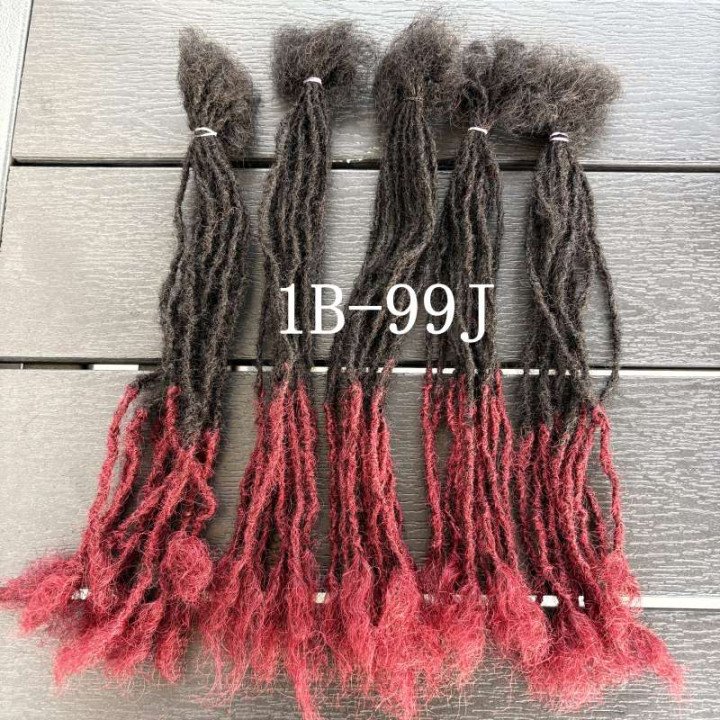 Extensions de micro-locks permanentes faites à la main en cheveux humains, colorées, 10 pouces, 0,2 cm, aspect naturel, souples,