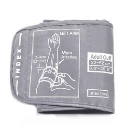 Manchette de pression artérielle étendue universelle – Manchon de bras surdimensionné réglable pour bras plus grands, confort am