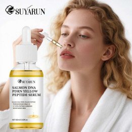 SUYARUN Salmon DNA PDRN + Sérum Complexe Peptide Jaune - Solution Anti-Âge, Réparation de la Peau, Hydratation, Éclaircissement,