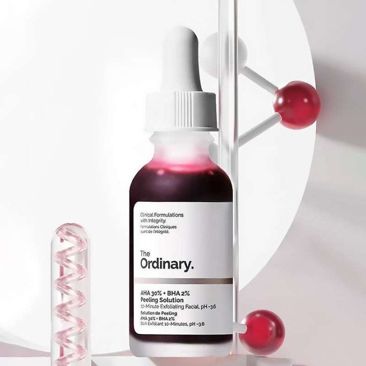 AHA 30% + BHA 2% Solution de Peeling 30ml Solution de Peeling multi-effet Exfoliant pour le visage Éclair Lisse Affiner l'appare