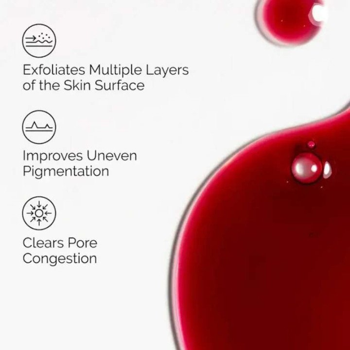 AHA 30% + BHA 2% Solution de Peeling 30ml Solution de Peeling multi-effet Exfoliant pour le visage Éclair Lisse Affiner l'appare