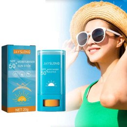 Bâton solaire hydratant SPF50 + Protection UV, imperméable et résistant à la sueur, léger, Isolation Non grasse, bâton de protec