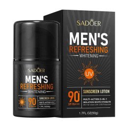SAODER crème solaire pour hommes pour visage cou corps bloqueur solaire pour hommes protecteur solaire Protection UV crème solai