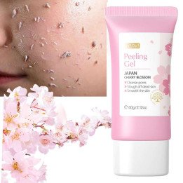 Sakura visage nettoyage en profondeur Gel exfoliant soins de la peau blanchissant hydratant réparation gommage du visage soins d