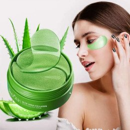SAODER – masque pour les yeux au collagène à l'aloe Vera, Anti-cernes, sacs pour les yeux, patchs hydratants et raffermissants, 