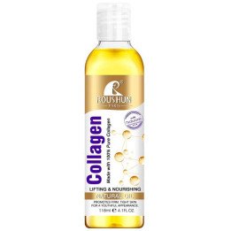 118ml Huile d'essence pour le visage au collagène Huile de massage pour le corps Huile corporelle naturelle nourrissante, Soins 