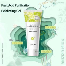 Gel exfoliant aux acides de fruits naturels, crème de gIslande nettoyante pour le visage, nettoyage en profondeur, hydratant, no