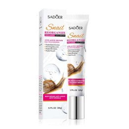 SAODER – crème pour les yeux au collagène d'escargot, Anti-cernes, élimine les poches, hydratant, raffermissant, beauté des yeux
