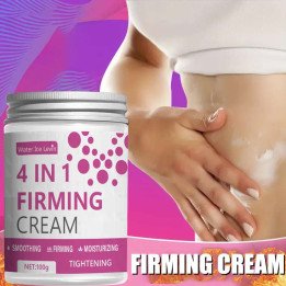 Crème raffermissante 4 en 1, gingembre, aloe vera et essence de café – Crème raffermissante hydratante pour le corps pour abdomi