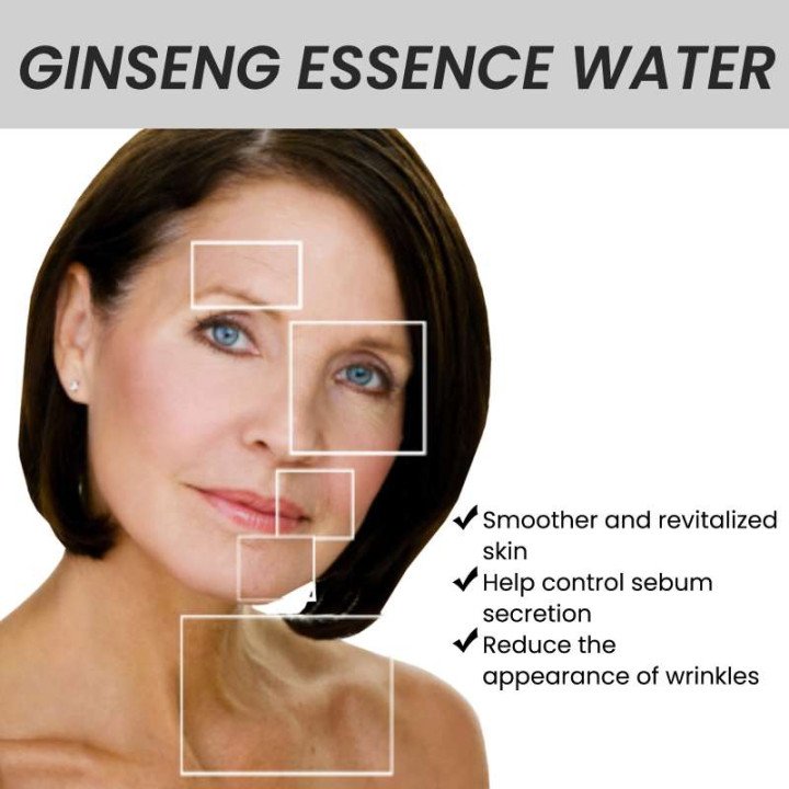 Essence de Ginseng pour le visage, hydrate, éclaircit les ridules, lisse, restaure la peau sèche et terne, sérum éclaircissant, 