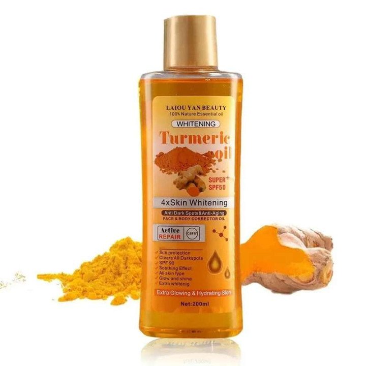 1/2 pièces 200ml huile essentielle de curcuma gingembre hydratation profonde hydratant nourrissant lissant visage sérum huile hy