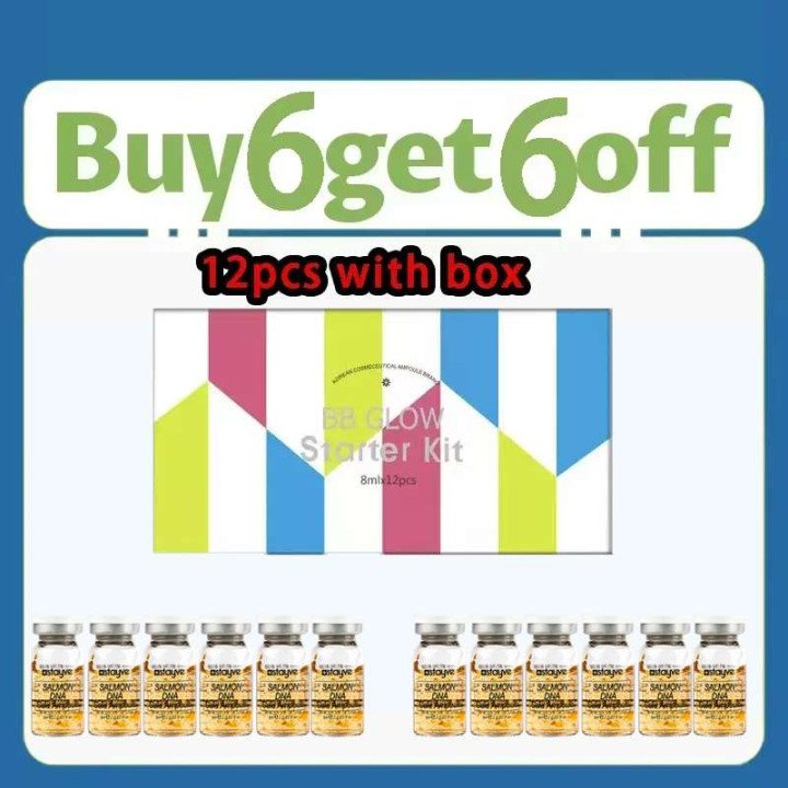 Stayve 8ml saumon ADN Ampoule dorée sérum Kit ingrédients naturels, hydratant, tendre, liftant, raffermissant soin du visage pea