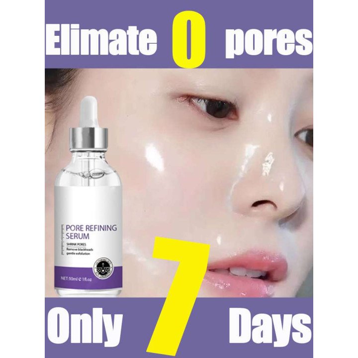 Sérum rétrécissement des pores pour le visage, élimine les grands Pores, raffermissement des pores du visage, minimisant l'essen
