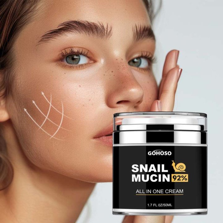 ENVISHA soins de la peau escargot Mucus crème pour le visage raffermissant blanchissant Anti-âge hydratant hydratant beauté sant