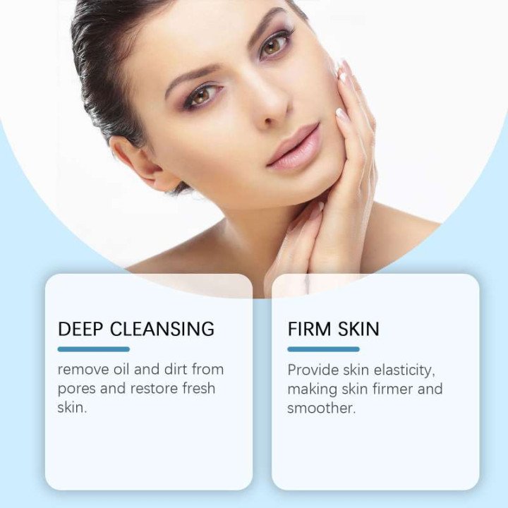 Masque dissolvant de points noirs au charbon de bambou, nettoyage en profondeur, purifiant, rétrécit les Pores, crème exfoliante