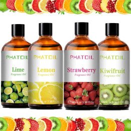 PHATOIL 100ml huile parfumée fruitée douce pour la fabrication de bougies diffuseur-huile aromatique de noix de coco et de vanil