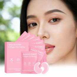 Instalift PDRN patchs pour les yeux au collagène Anti-cernes sacs pour les yeux Anti-rides Hydrogel sous masque pour les yeux av