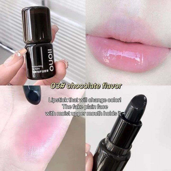 Baume hydratant à la pêche pour les lèvres, sans tour, transparent, 1 pièce