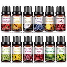 PHATOIL – diffuseur d'huile parfumée aux fruits de la Passion, fraise, mangue, pastèque, noix de coco, pour la fabrication de sa