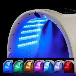 Machine à Photon LED 7 couleurs avec Nano Spray, masque hydratant pour la peau, pour le visage et le corps, Salon SPA, usage dom