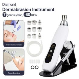 Machine portative d'épluchage du visage de Microdermabrasion de diamant hydratant aérographe Exfoliation nettoyage en profondeur