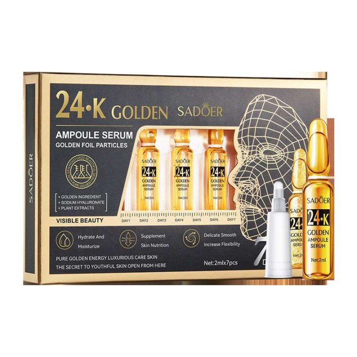 Sérum blanchissant pour le visage à la vitamine C, élimine les taches foncées, les taches de rousseur, minimiseur de pores hyalu