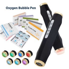 Stylo à bulles d'oxygène CO2 oxygène Machine faciale Portable CO2 Gel dispositif de soins de la peau du visage SPA du visage CO2